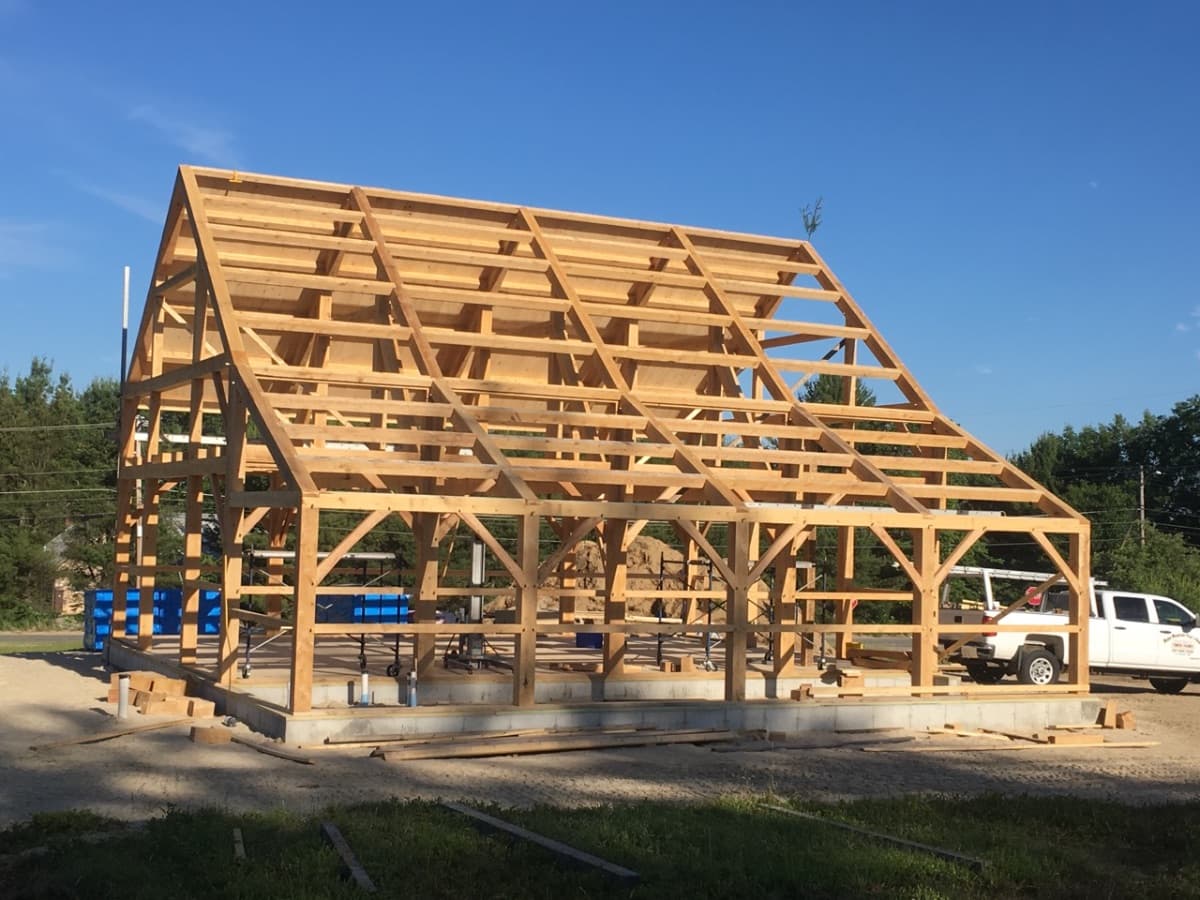 South Bridgton, Maine Boat Building Shop